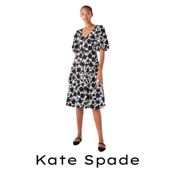 kate spade Dresses Kate Spade New York Floral Midi Dress Poshmark